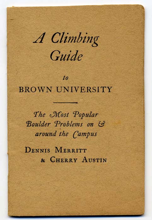 A Climbing Guide to Brown University